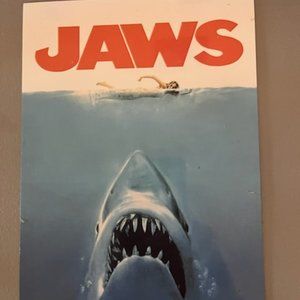 Jaws Movie Poster Metal Sign